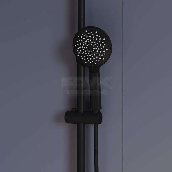 душевая система rgw shower panels sp-25b 59140125-04 черная