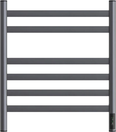 Полотенцесушитель Point Селена PN16856GR электрический, 50x60 см, графит премиум