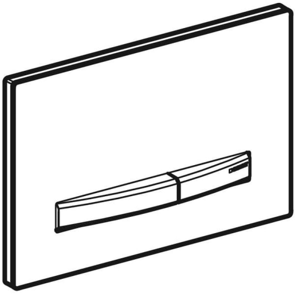 кнопка для инсталляции geberit sigma 50 115.672.dw.2 черная