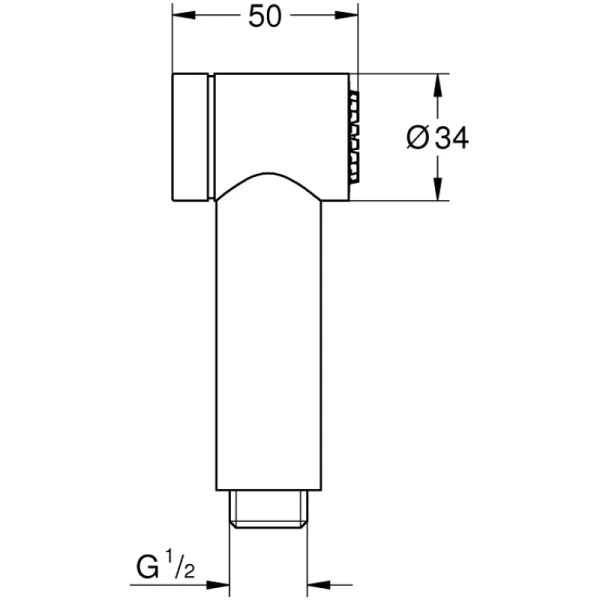гигиенический душ grohe sena 26328000