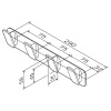 вешалка для полотенец am.pm inspire v2.0 a50a35922 цвет черный матовый