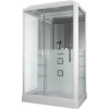 Душевая кабина Grossman GR128L 135x90 профиль Белый стекло прозрачное