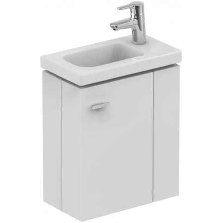раковина накладная ideal standard connect space 45см, e136101 белая