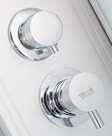 душевая кабина weltwasser ww500 laine 1002 100x100 10000003263 профиль хром стекло прозрачное