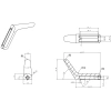 крючок wonzon & woghand ww-v4301-gm для ванны, темный графит матовый