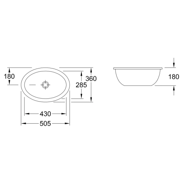 раковина 50,5x36 см villeroy & boch loop & friends 61611001
