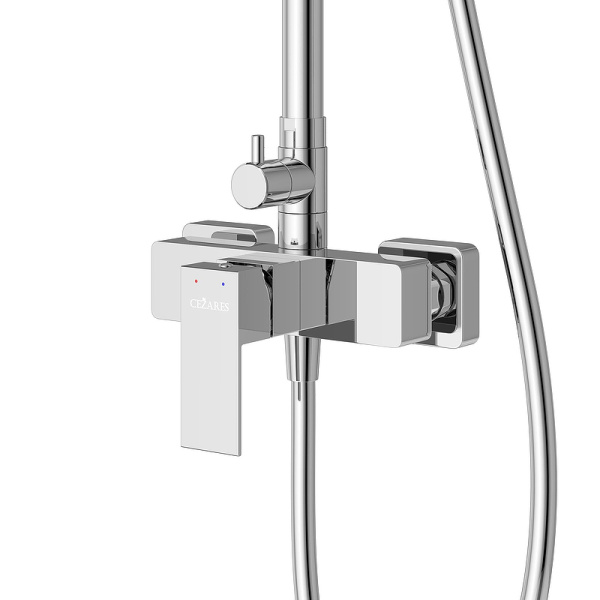 душевая система cezares slider slider-cd-01 хром