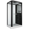 Душевая кабина Grossman GR-223 110x90 профиль Черный стекло прозрачное