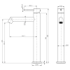 смеситель для раковины wonzon & woghand ww-h1064-mw белый матовый