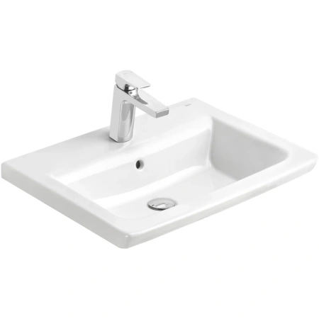 раковина полувстраиваемая roca unik the gap 60 327472000, белая