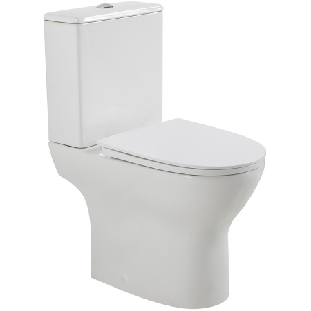 Унитаз компакт BelBagno Lounge BB045CPR/SC без бачка с сиденьем Микролифт
