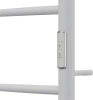 полотенцесушитель point афина pn04846pw электрический, с полкой, 40x60 см, белый