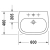 раковина подвесная duravit d-code 23106000302
