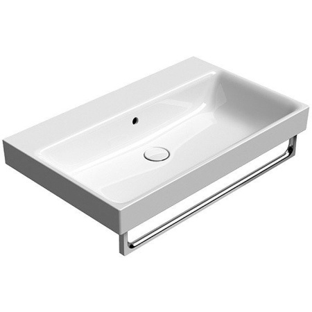 раковина gsi nubes 9622011 подвесная, 80x46 см, bianco lucido (белый глянец)