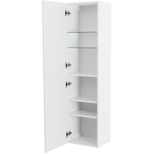 шкаф пенал cezares eco 40 eco-1500-2a-sc-bl подвесной bianco lucido