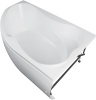 акриловая ванна aquanet capri 170x110 r 00205387 с каркасом, цвет белый