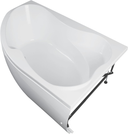 акриловая ванна aquanet capri 170x110 r 00205387 с каркасом, цвет белый