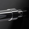 душевая стенка am.pm x-joy w94wi-80-f1-mte, 80 см, со свободным входом, профиль хром матовый, стекло прозрачное