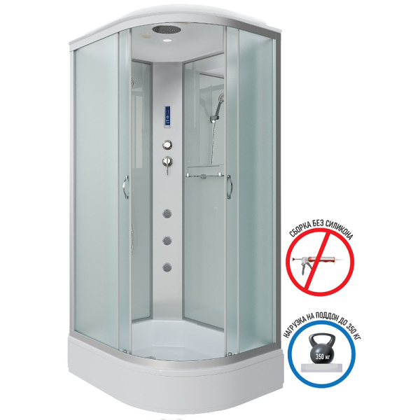 душевая кабина niagara classic 130х90 l ng-33394-14lf с гидромассажем