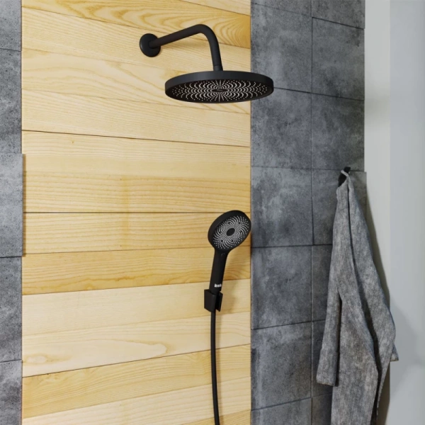 душевая лейка iddis spahome spa3f0bi18 черный матовый