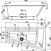 акриловая ванна vagnerplast cavallo vpba169cav3lx-04 160x90 l акриловая ванна vagnerplast cavallo vpba169cav3lx-04 160x90 l