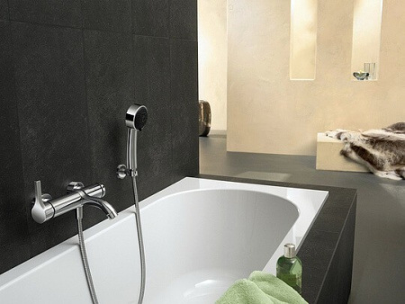 квариловая ванна villeroy & boch oberon ubq170obe2v-rw 170x75 см белый камень