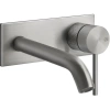 Смеситель Gessi Gessi316 54188#239 для раковины, встраиваемый, внешняя часть, цвет STEEL BRUSHED