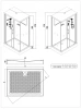 Душевая кабина Esbano ESW-108CKR 100x80 ESKW108CKR без гидромассажа