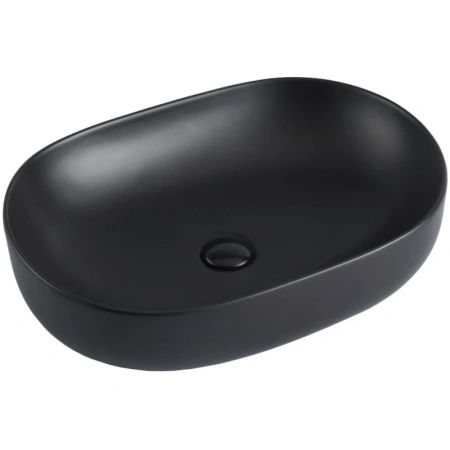 Раковина накладная Vincea VBS-113MB 60х41.5 см, цвет черный матовый