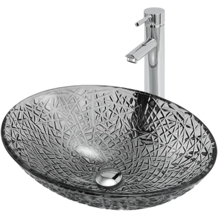 Раковина 50x35,5 см Abber Glas AK2303B