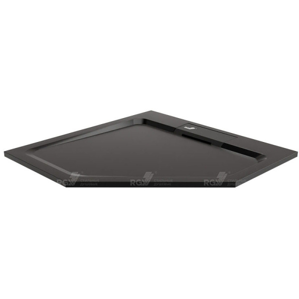 душевой поддон из искусственного камня rgw stone sta-61b 90×90 16330599-04 черный