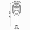 душевая лейка wasserkraft a062 цвет хром