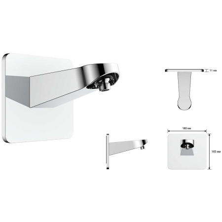 душевая система vincea inspire vsfw-3i22mt2rgm с термостатом вороненая сталь