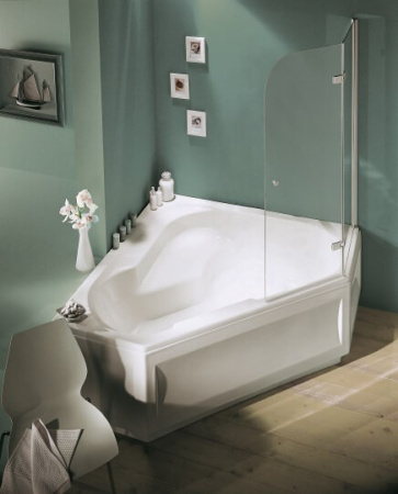 акриловая ванна jacob delafon bain douche 145x145 r e6221ru-00 без гидромассажа