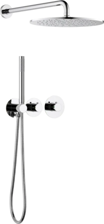 Душевой комплект Timo Saona SX-2359/00SM С ВНУТРЕННЕЙ ЧАСТЬЮ, с термостатом, хром