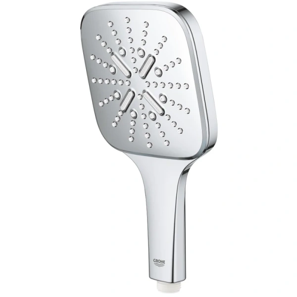 ручной душ 130 мм grohe rainshower smartactive cube 26550000