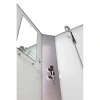 душевая кабина niagara classic ng-2309-14bkt 100x100 см, с тропическим душем