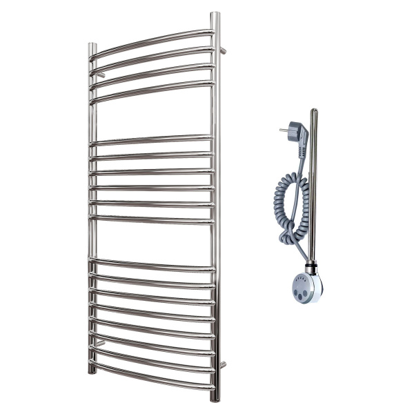 полотенцесушитель point альфа п18 pn05152se электрический, левый | правый, 50x120 см, хром