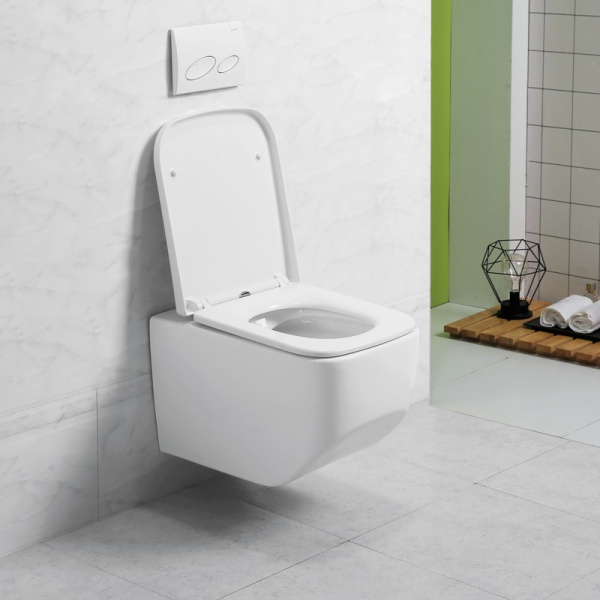 унитаз подвесной art&max liberty am015chr безободковый