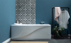 акриловая ванна aquanet borneo 170x90 l 205286, цвет белый)