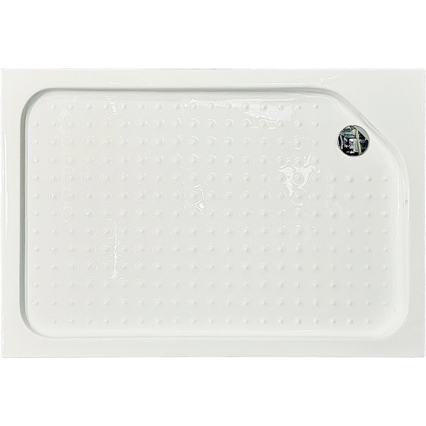 душевой уголок royal bath hp 120×80 rb8120hp-c-bl-r профиль черный, стекло матовое