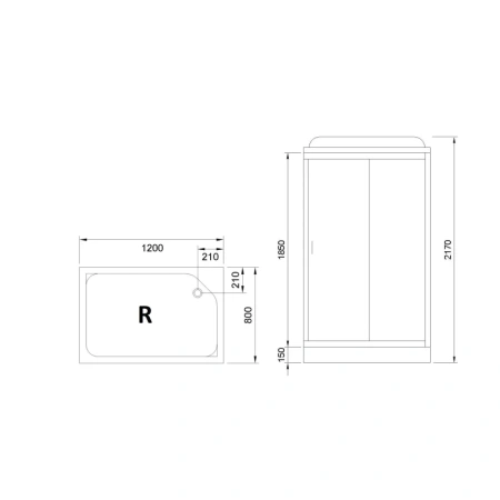 душевая кабина royal bath hp rb8120hp1-t-r