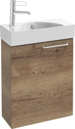 раковина накладная jacob delafon odeon rive gauche 50 l ego112-55-00, белая