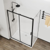 душевой уголок 120×90 см vincea city vsr-5ct9012clb прозрачное