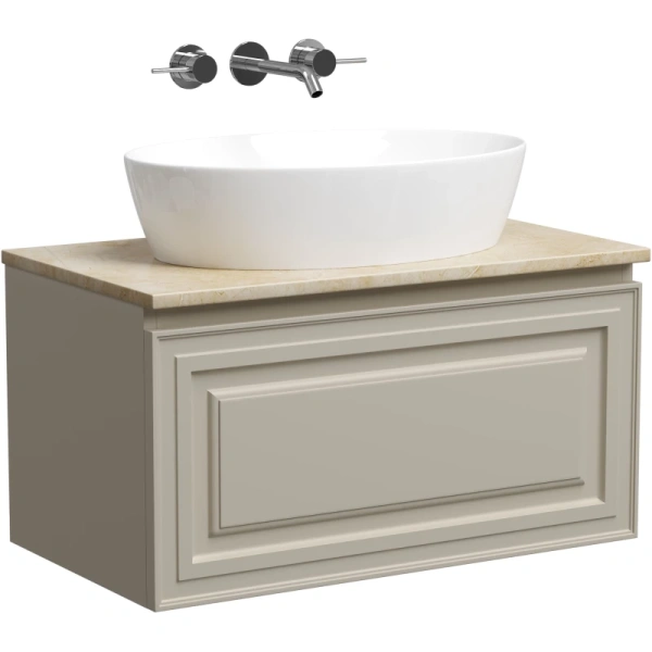 тумба под раковину sancos very 80 vr80ce подвесная beige soft