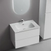 тумба под раковину sancos folk fl70w 69 см, подвесная, белый матовый