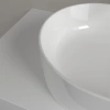 раковина villeroy & boch collaro 4a1956r1 накладная, 56x36 см, альпийский белый с покрытием ceramicplus