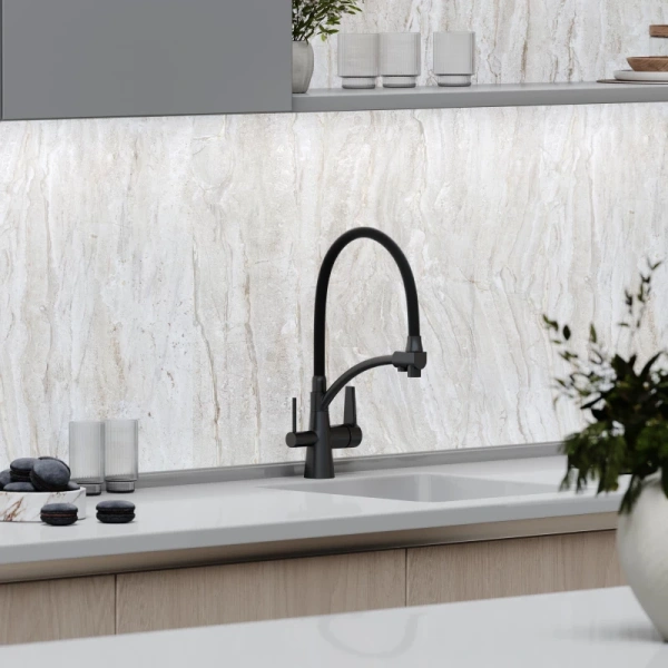 смеситель для кухни sancos eri sc4001mb черный матовый