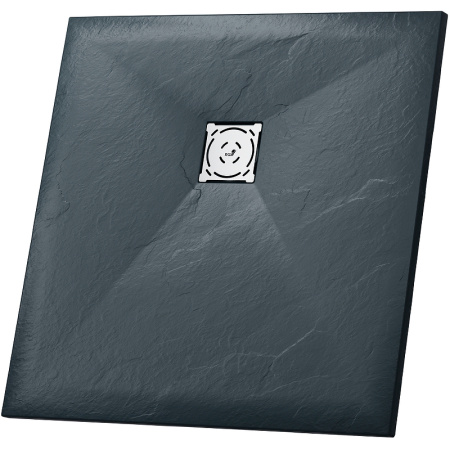 Душевой поддон из искусственного камня RGW Stone Tray ST-G 75x75 16152075-02 графит