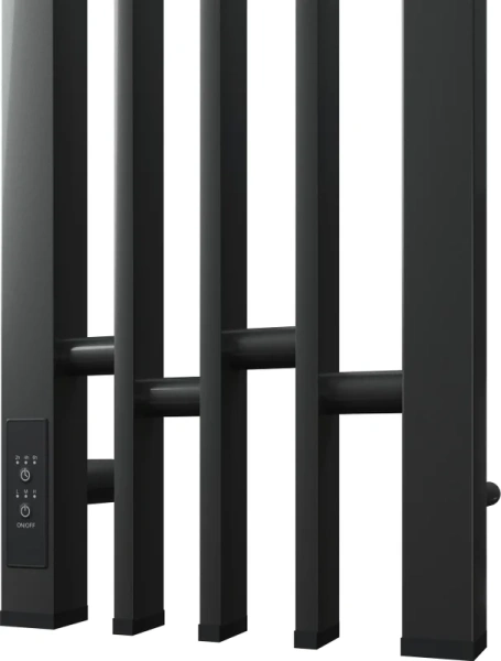 полотенцесушитель point фрея п2 pn20732gb электрический, 18x120 см, графит блеск
